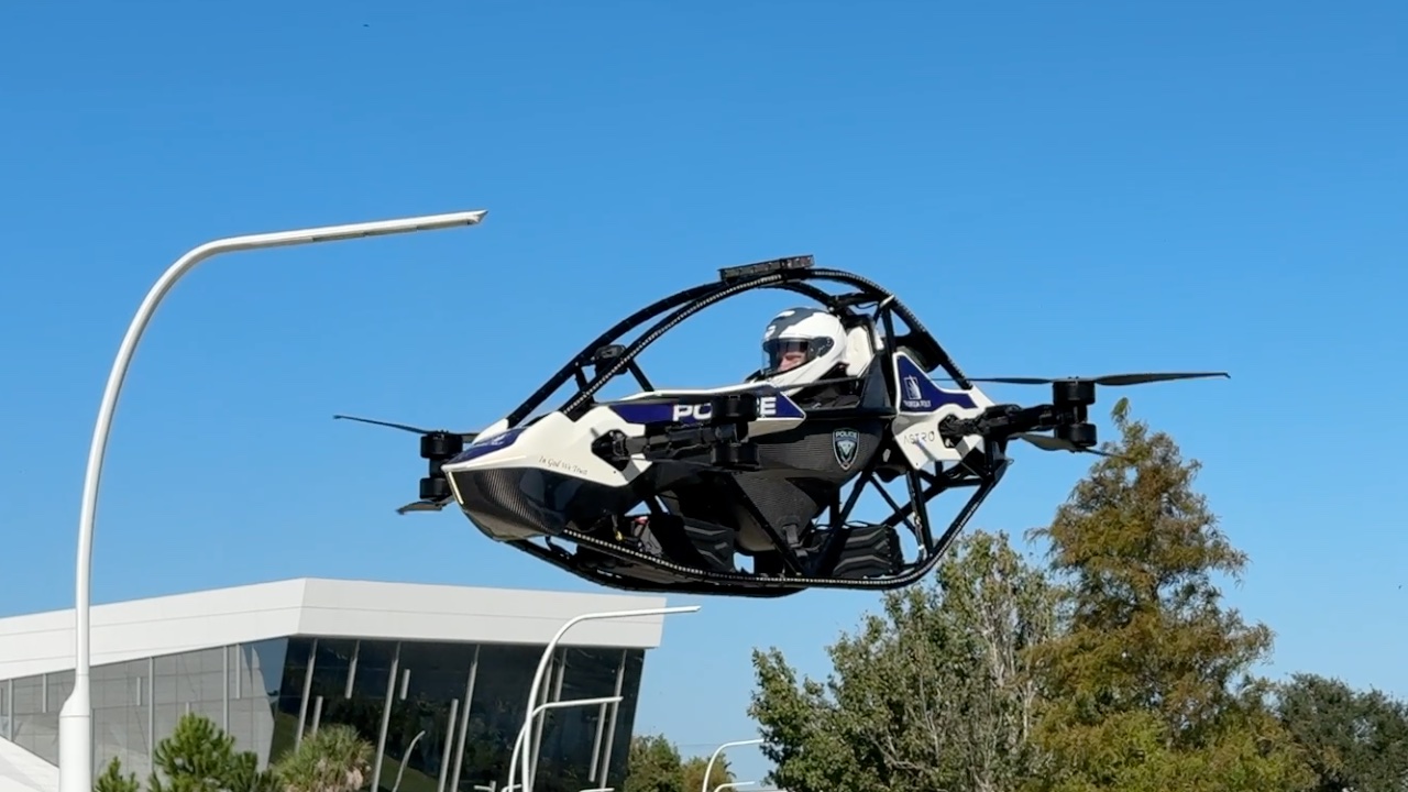 Florida Poly Police becomes first agency in U.S. to use electric flying vehicle — WFTS ABC Action News Tampa, Riverview Technology news