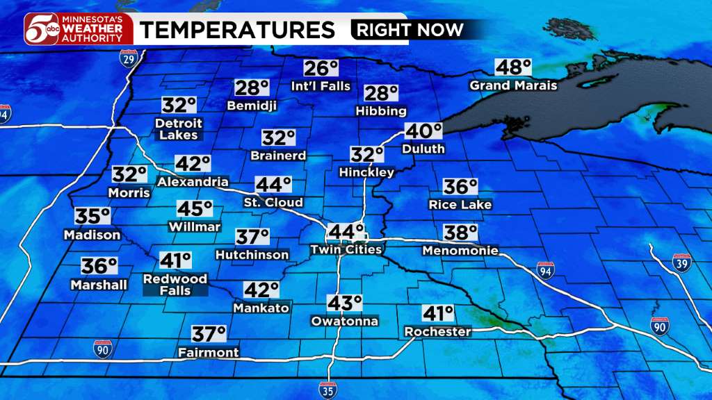 Monday weather: Sunshine mixed with high clouds — KSTP 5