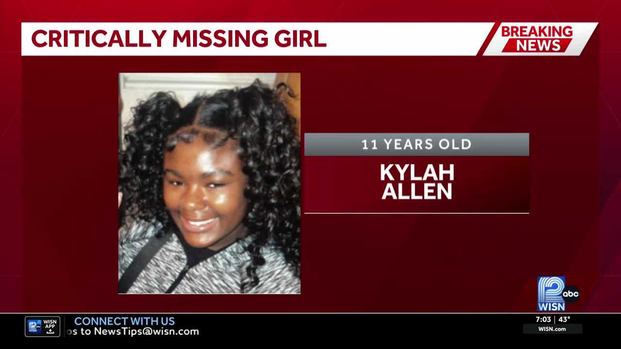 Milwaukee police searching for critically missing 11-year-old girl — WISN 12 Milwaukee, Riverview Community news