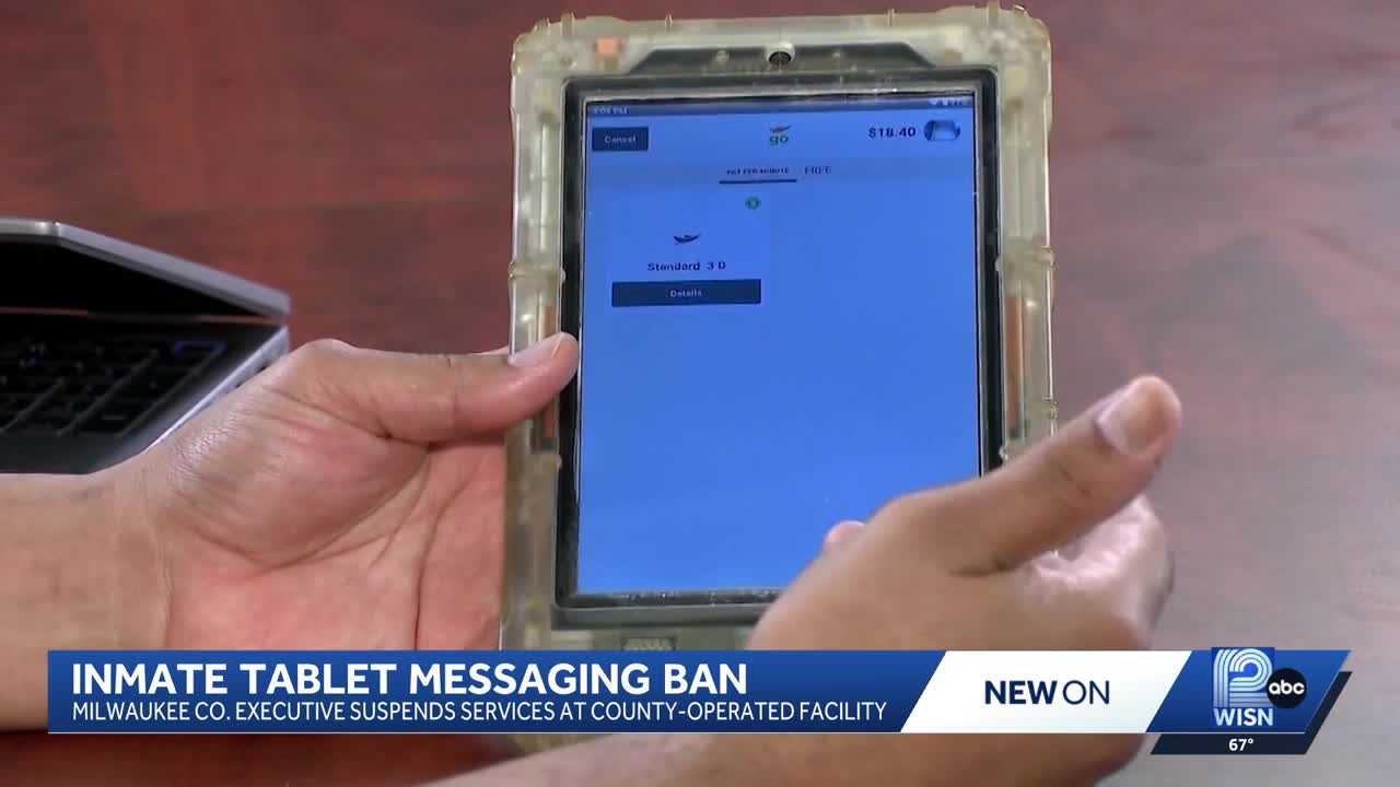 Milwaukee County Sheriff's Office suspends messaging feature on jail tablets — WISN 12 Milwaukee, Riverview Community news