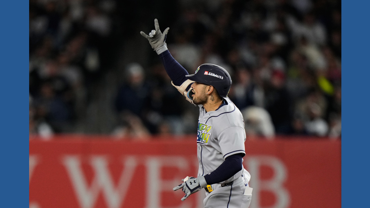 Rays beat Yankees 4-3 for 3-game Division Series sweep behind Mesa homer, fan interference call — WTSP Sports Tampa Bay, Riverview Sports news