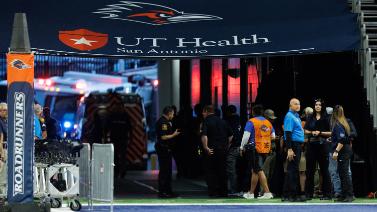 Military member dies after falling while rappelling from Alamodome's ceiling before UTSA vs. Navy game — NewsWest 9 (Permian Basin), Riverview Sports news