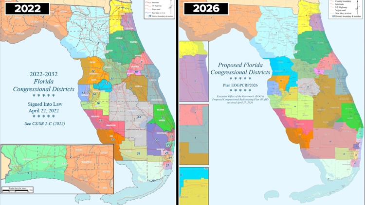 How Florida's new congressional map is affecting Tampa Bay voters — WTSP 10 Tampa Bay, Riverview Community news