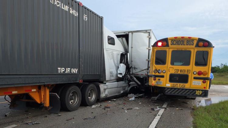 2 students minorly injured in Highlands County school bus crash: FHP — WTSP 10 Tampa Bay