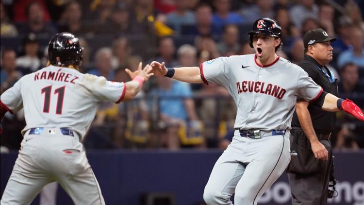 Chase DeLauter and José Ramírez lead the Guardians to a 7-3 win over the Rays in Game 1 of the ALCS — WTSP Sports Tampa Bay