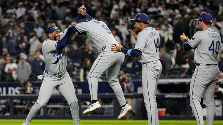 Singing `New York, New York,' Rays revel in recognition as they head to AL Championship Series — WTSP Sports Tampa Bay, Riverview Sports news