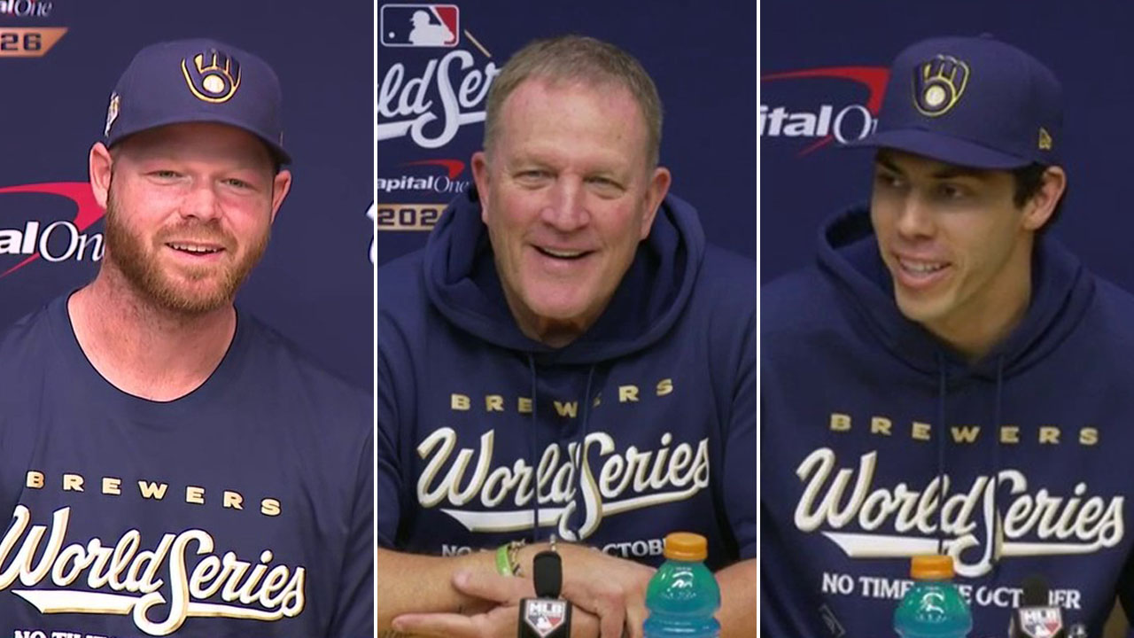 World Series interviews: Brewers' Yelich, Murphy, others speak — FOX 6 Sports