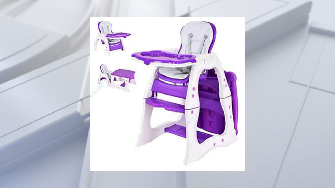 Convertible high chairs sold nationwide recalled for entrapment, fall risk — FOX 13 Tampa Bay News, Riverview Business news