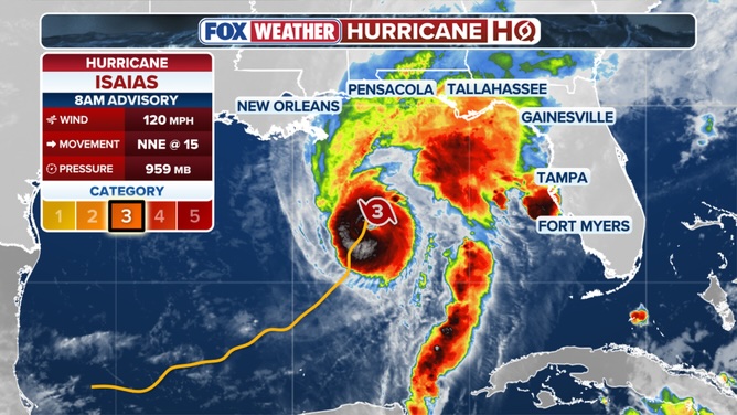Hurricane Isaias makes landfall as extreme winds, heavy rain blast the Gulf Coast — FOX 6 Weather